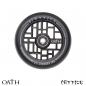 Preview: OATH Stuntscooter 110mm Wheel LATTICE - schwarz/ PU schwarz - 2 Stück 2