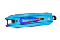 Preview: Ethic DTC Deck Pandemonium V2 460mm chrome blue 3