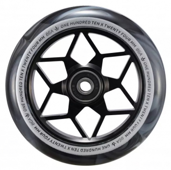 Blunt Diamond Wheel 110mm - schwarz / PU schwarz-weiss