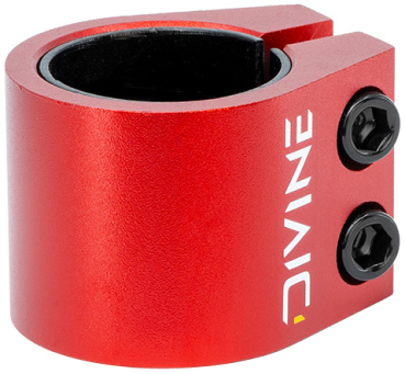 Divine Stunt Scooter Clamp classic rot  1