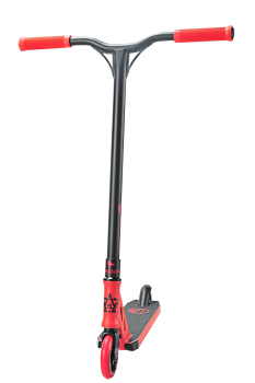 Longway Summit Stunt Scooter - schwarz-rot red black 5