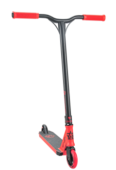 Longway Summit Stunt Scooter - schwarz-rot red black 1