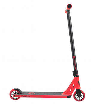 Longway Summit Stunt Scooter - schwarz-rot red black 2