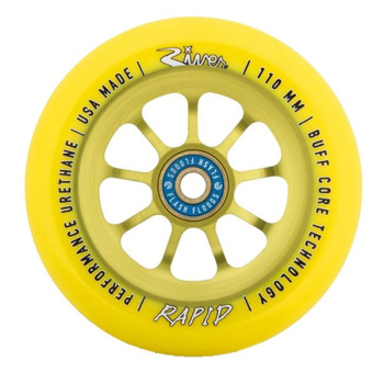 River Rapid Sunrise Wheel - 110mm inkl. Kugellager - gelb - yellow