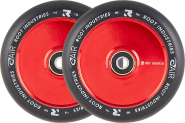 Root Industries Air Wheel 110mm - rot - PU schwarz - 2 Stück  1