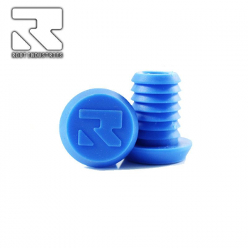 Root Industries Bar Ends für Alu Lenker - blau blue