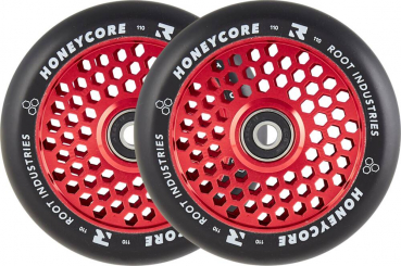 Root Industries Honeycore Rolle 110mm - rot - PU schwarz red