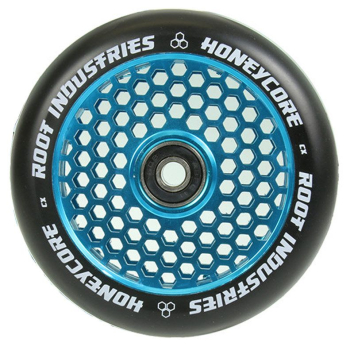 Root Industries Honeycore Rolle 110mm - blau - PU schwarz sky blue