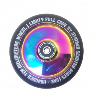 Striker Lighty Full Core Wheel 110mm - rainbow - oilslick