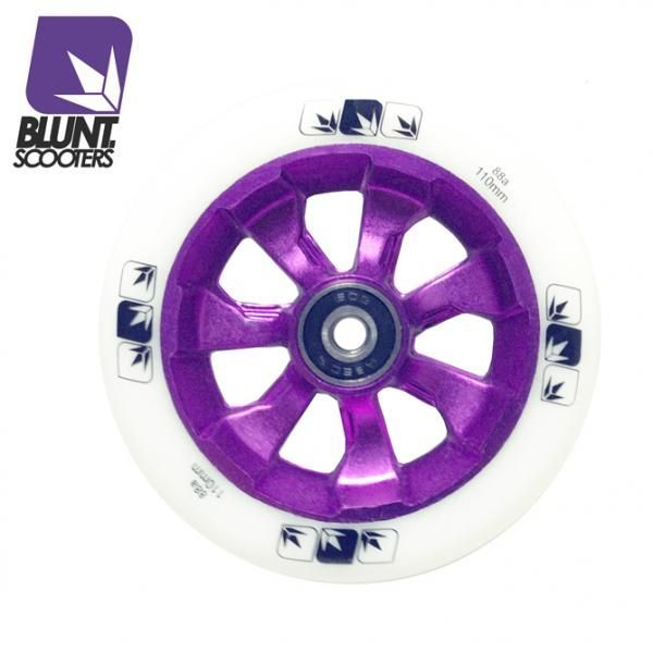 Blunt 7 Spokes 110mm alu wheel -purple/white