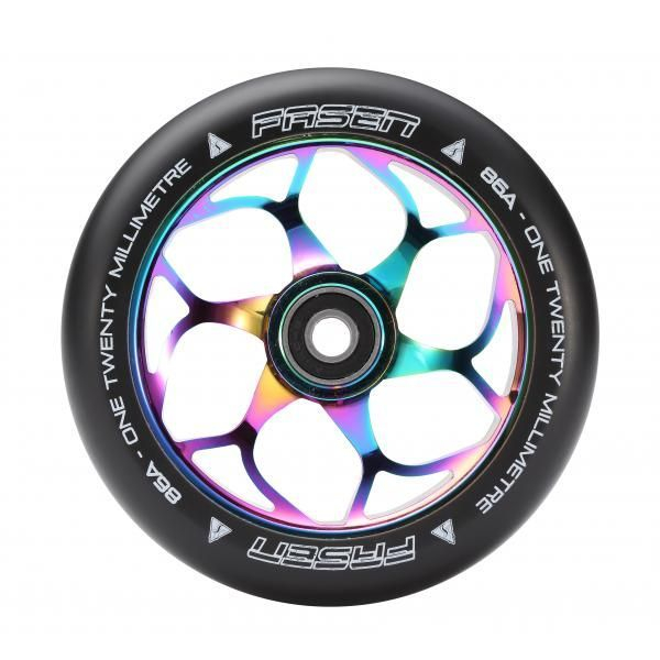 Fasen Wheel 120mm - oil slick / PU black