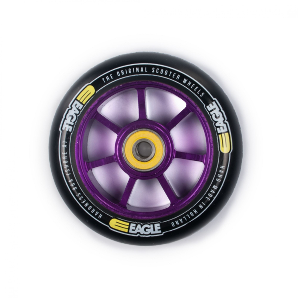 Eagle 110mm Spoked Wheel - purple - black