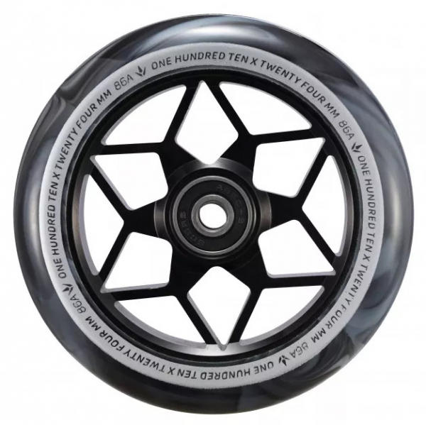 Blunt Diamond Wheel 110mm - schwarz / PU schwarz-weiss