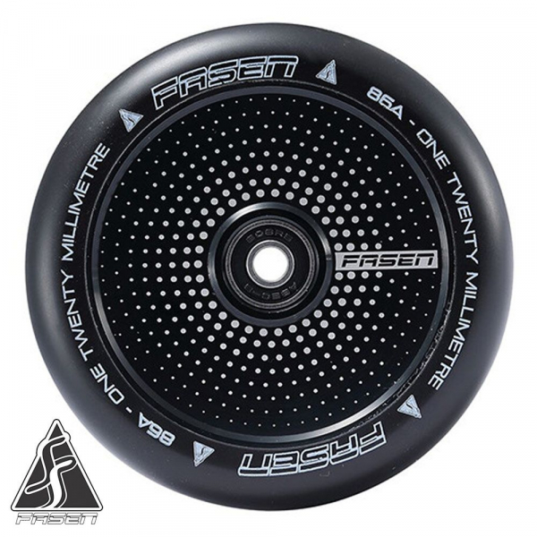 Fasen Wheel 120mm HYPNO - dot schwarz black