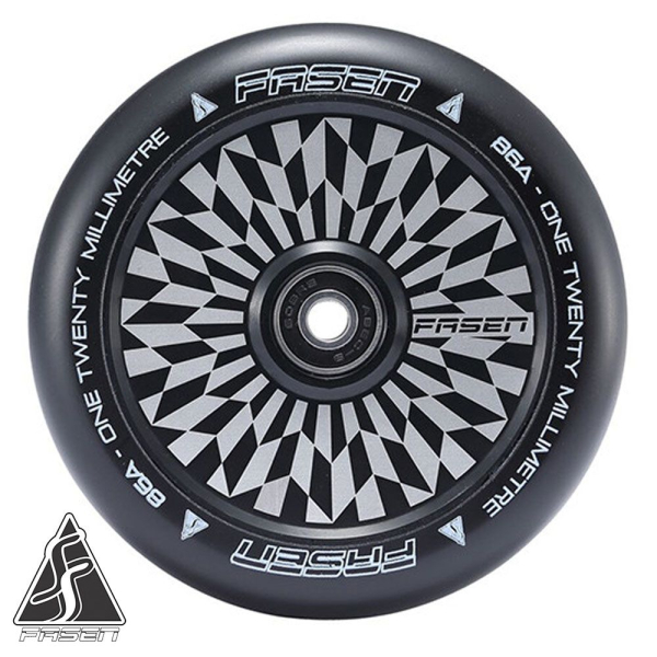Fasen Wheel 120mm HYPNO - offset schwarz black