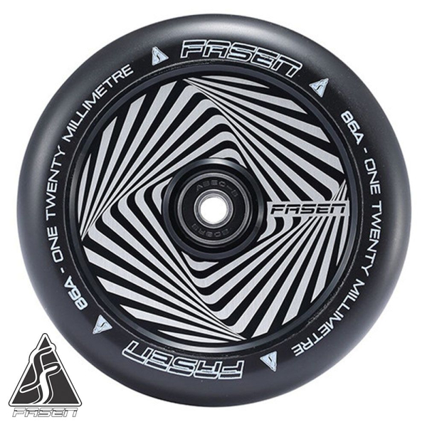 Fasen Wheel 120mm HYPNO - square schwarz black