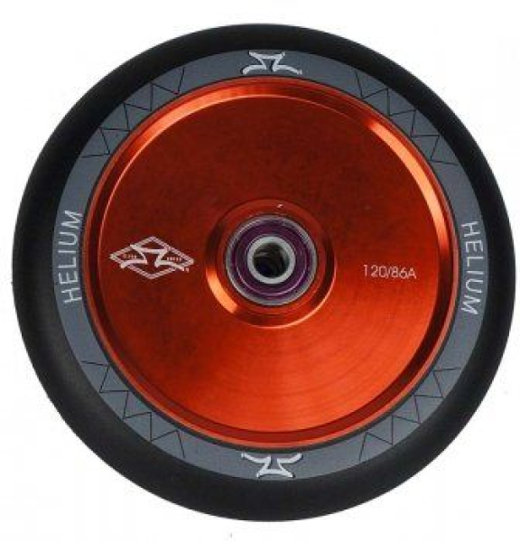 AO Helium Wheel 120mm ABEC 9 - rot red