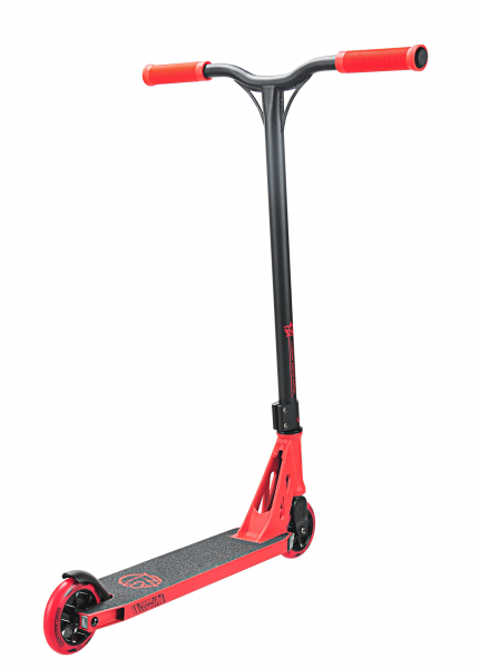 Longway Summit Stunt Scooter - schwarz-rot red black 4