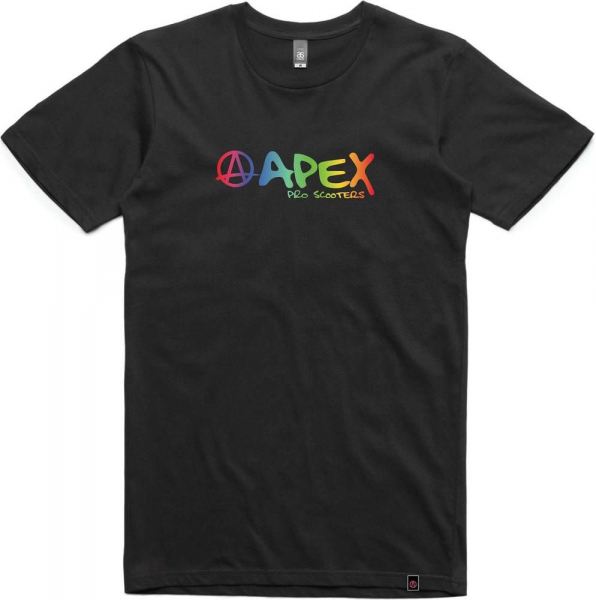 Apex Rainbow T-Shirt - Gr. L - schwarz