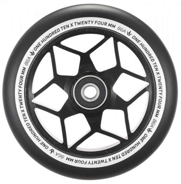 Blunt Diamond Wheel 110mm - schwarz / PU schwarz