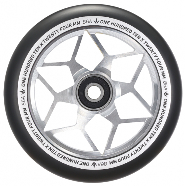 Blunt Diamond Wheel 110mm - silber / PU schwarz