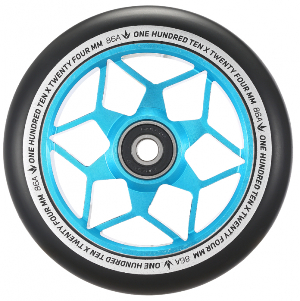 Blunt Diamond Wheel 110mm - teal / PU schwarz