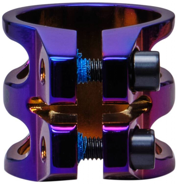 Lucky DUBL double Stunt Scooter Clamp - neochrome 3